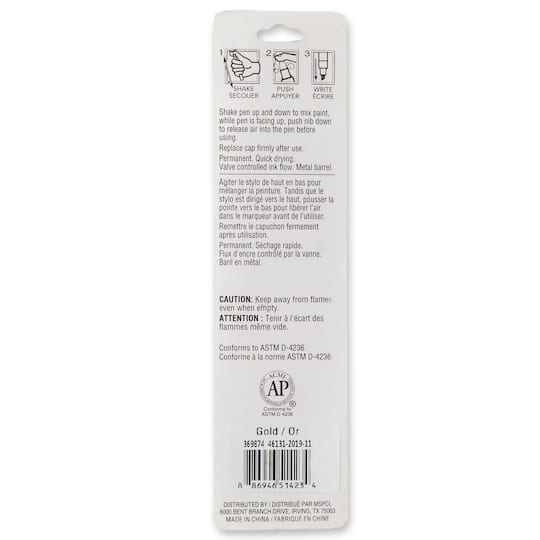 Chisel Tip Multi-Surface Premium Paint Pen by Craft Smart